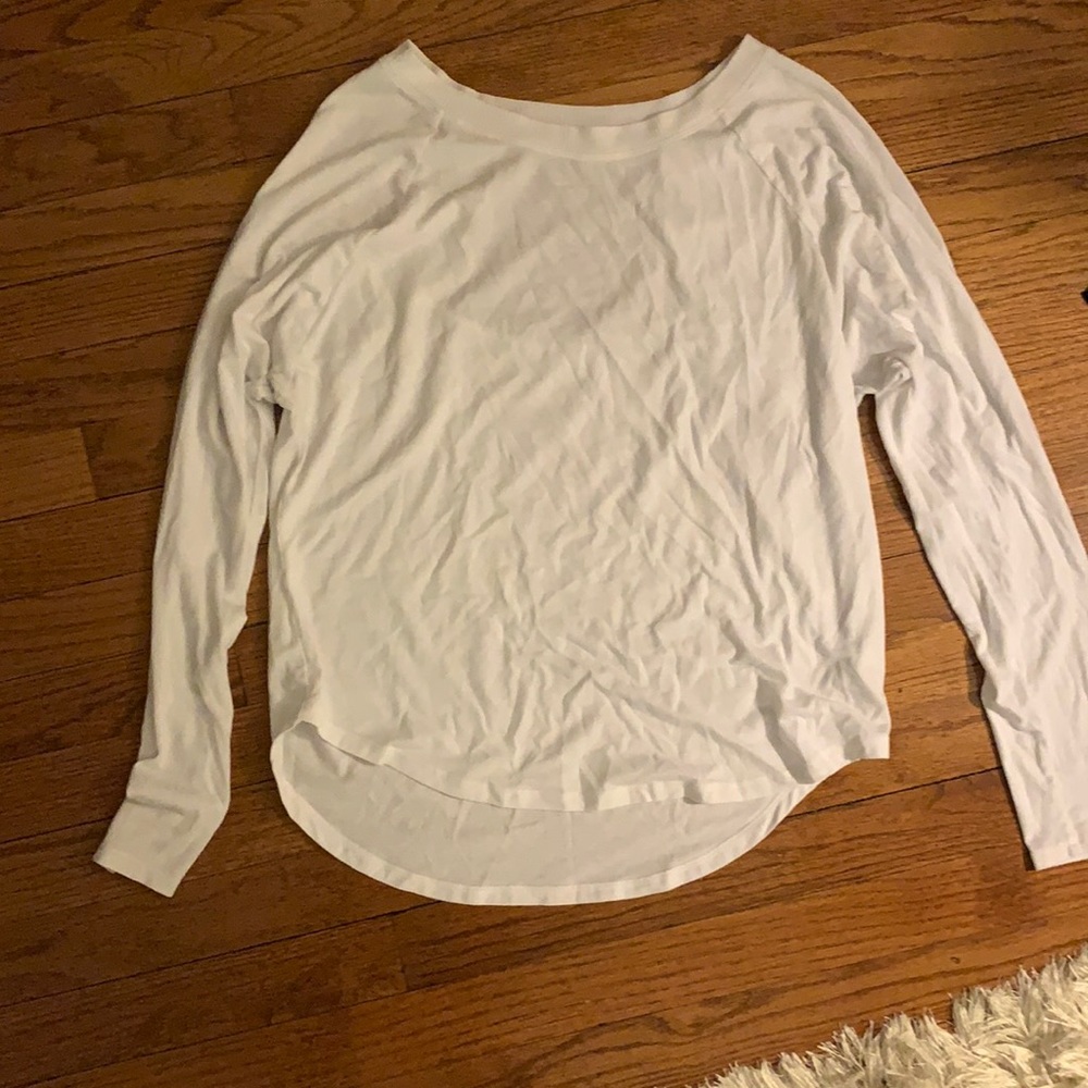 Athleta White Long Sleeve
